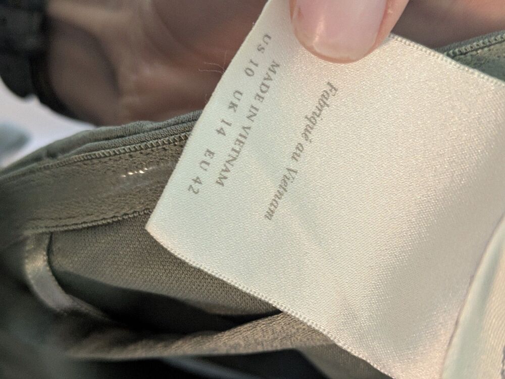 BHLDN - Elsie Straight Neck Satin A-Line Gown Size US 10 Anthropologie - Picture 6 of 11